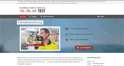 Desktop Screenshot of fahrradversicherung-test.com